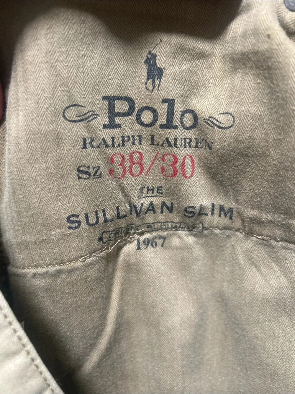 38 × 30 Khaki Pants, Vintage Ralph Lauren Polo, Horse & Rider Logo